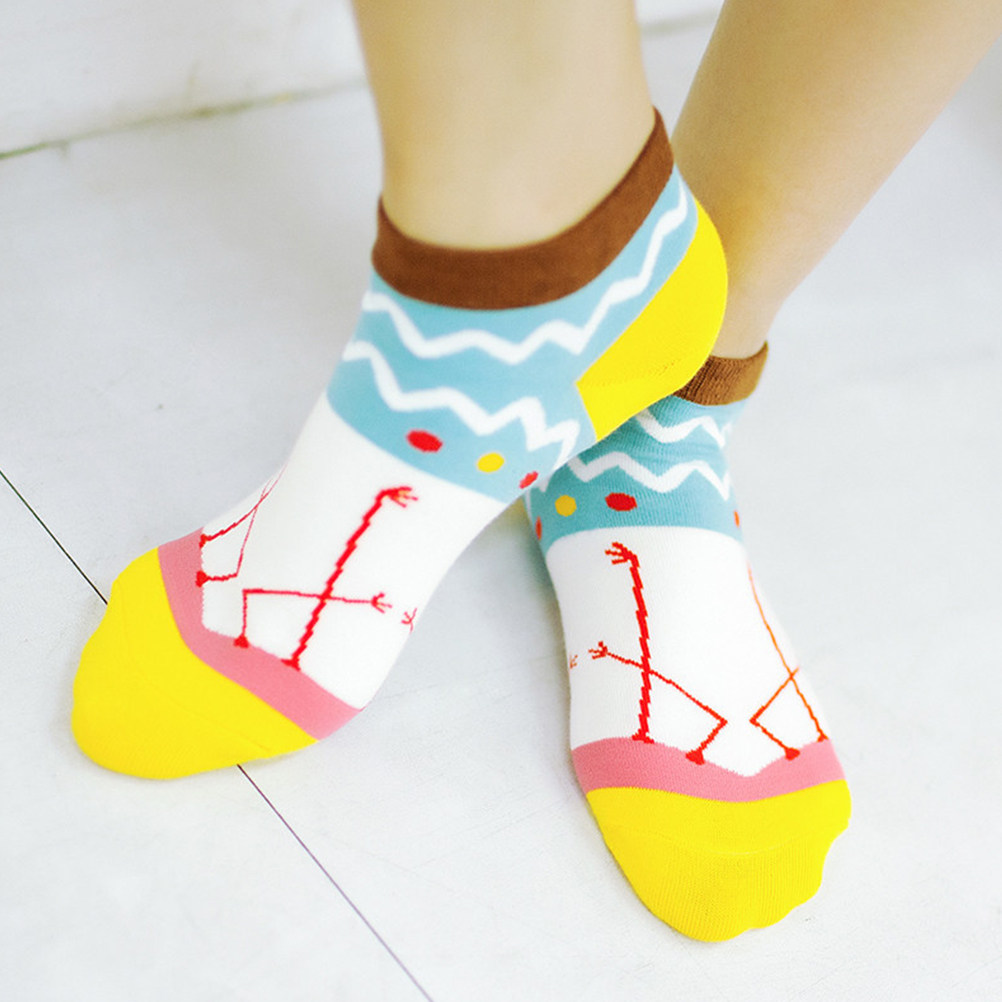 5 шт. женских хлопковых коротк – обзор и цена Invisibility Sock Loafer