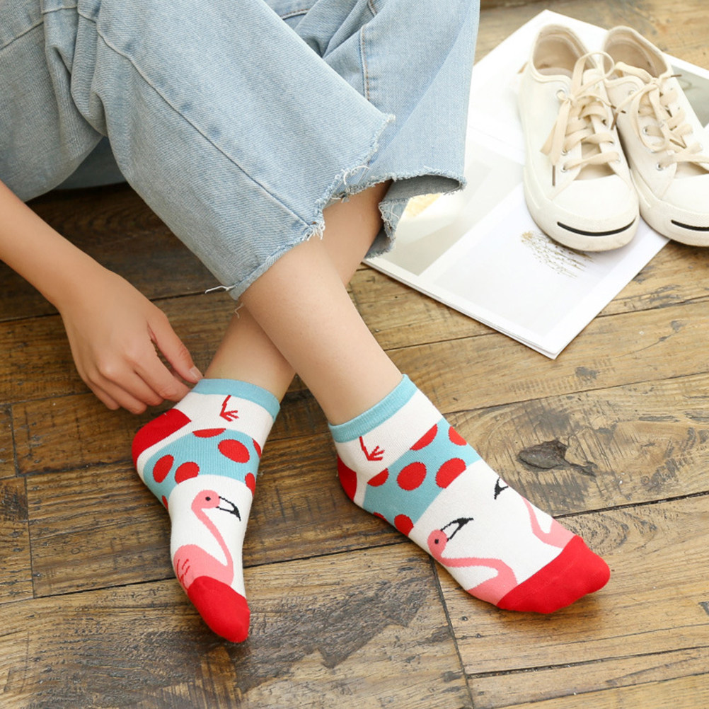 5 шт. женских хлопковых коротк – обзор и цена Invisibility Sock Loafer